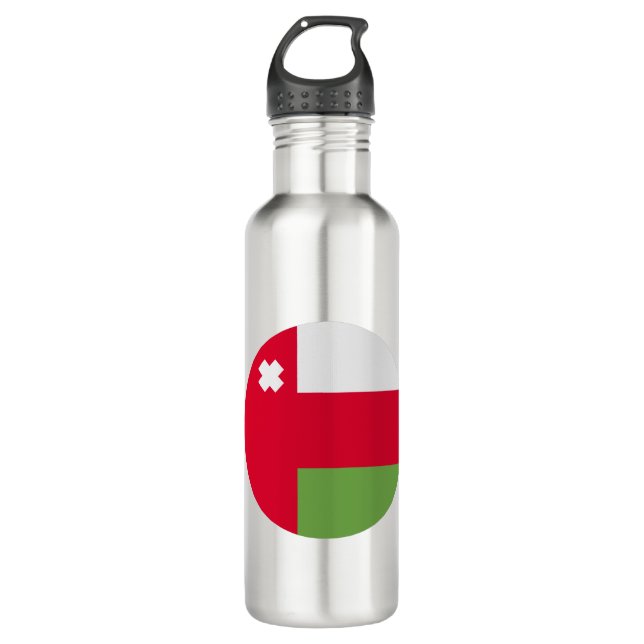 Bouteille D'eau Oman Flag (Devant)