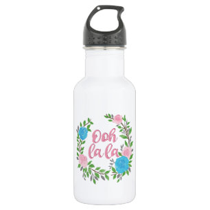 Bouteille D'eau Ooh La La - Phrases Françaises