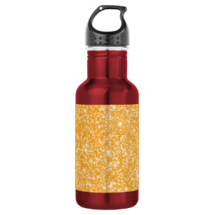 Bouteille D'eau Orange de parties scintillantes