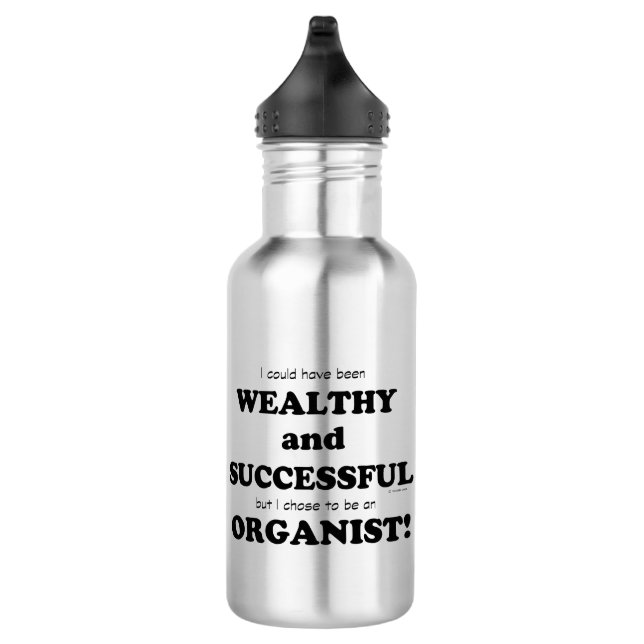 Bouteille D'eau Organiste riche et réussi (Droite)