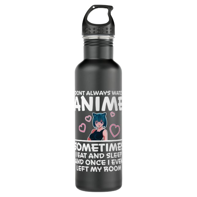 Bouteille D'eau Otaku Anime Girl Manga Cosplay Ramen Japonais Cade (Devant)