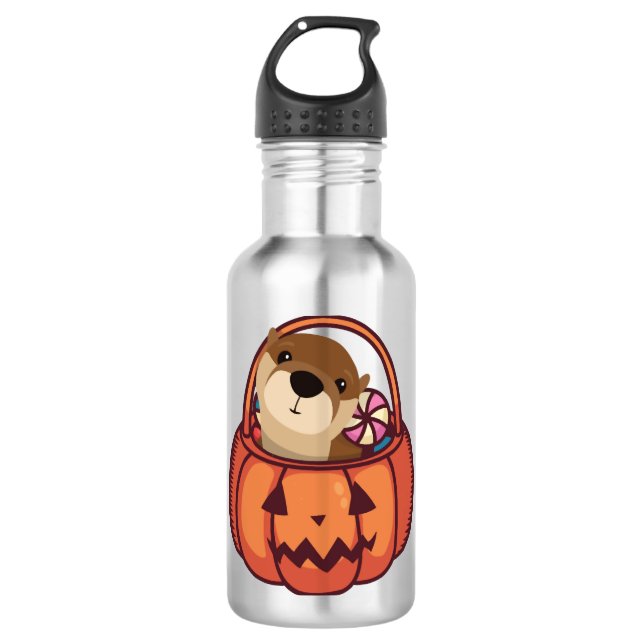 Bouteille D'eau Otter Halloween (Devant)