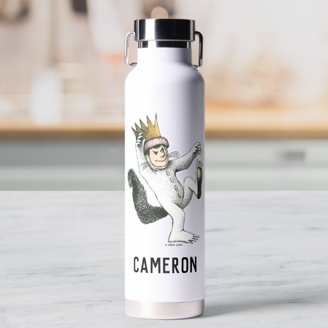 Bouteille D'eau Où sont les choses sauvages | Max | Ajouter Votre  (Créateur téléchargé)