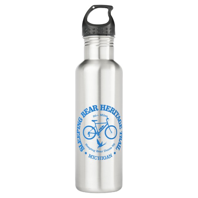 Bouteille D'eau Ours couché HT (cyclisme) (Devant)