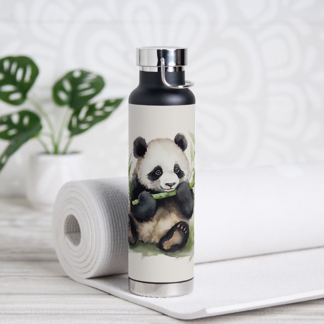 Bouteille D'eau Ours de panda avec bambou (Yoga)