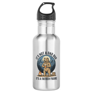 Bouteille D'eau Ours figure paternelle drôle design vectoriel de c