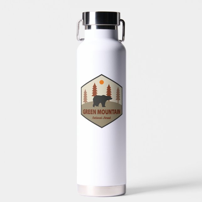 Bouteille D'eau Ours forestier national de Green Mountain (Avant)
