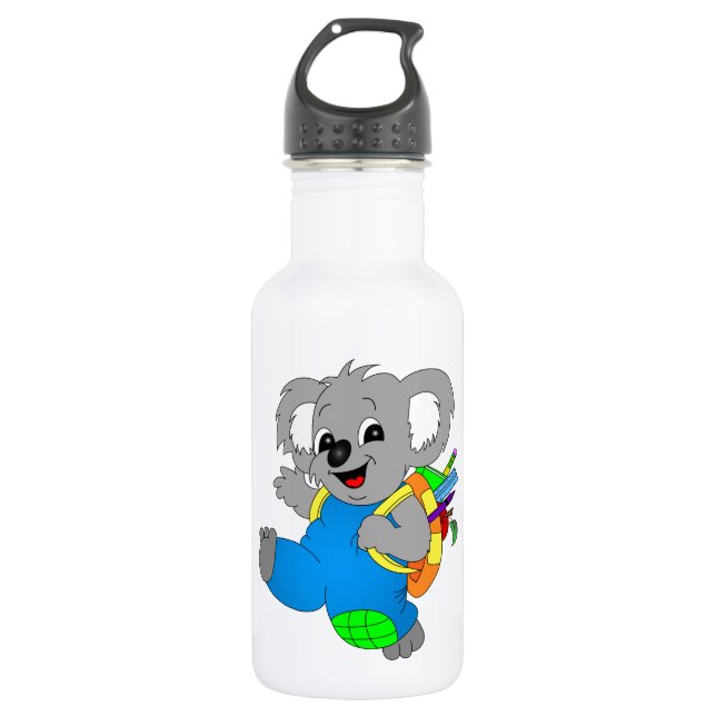 Bouteille D'eau Ours Koala avec sac à dos (Devant)