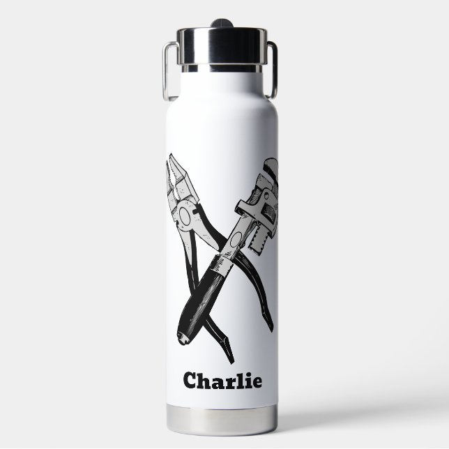 Bouteille D'eau OUTILS de nom personnalisé (Salle de sport)