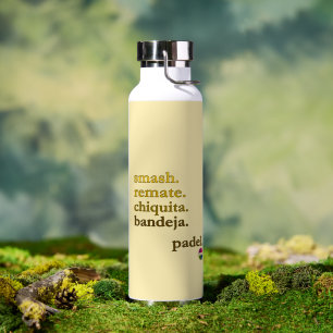 Bouteille d'eau Padel - Personnaliser le mot Vibe