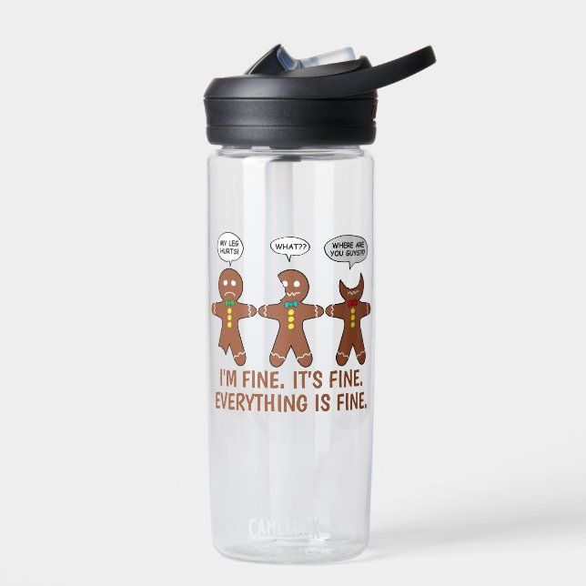 Bouteille D'eau Pain d'épices Tout est fin drôle CamelBak Eddy (Gauche)