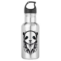 Panda Bear Wild Animal Nature Illustration Art Tat