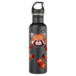 Bouteille D'eau Panda rouge - Poche 