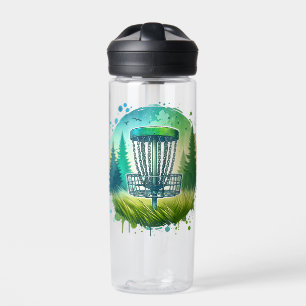 Bouteille D'eau Panier de golf sur disque   Meilleur papa par Par