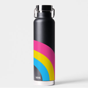 Bouteille D'eau Pansexual Pride Rainbow Flag Cool personnalisé