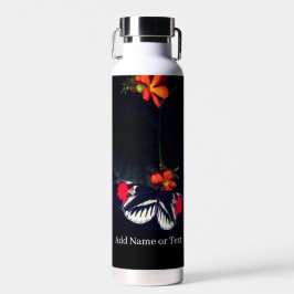 Bouteille d'eau papillon personnalisée