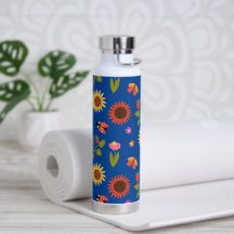 Papillons de tournesol à motifs floraux