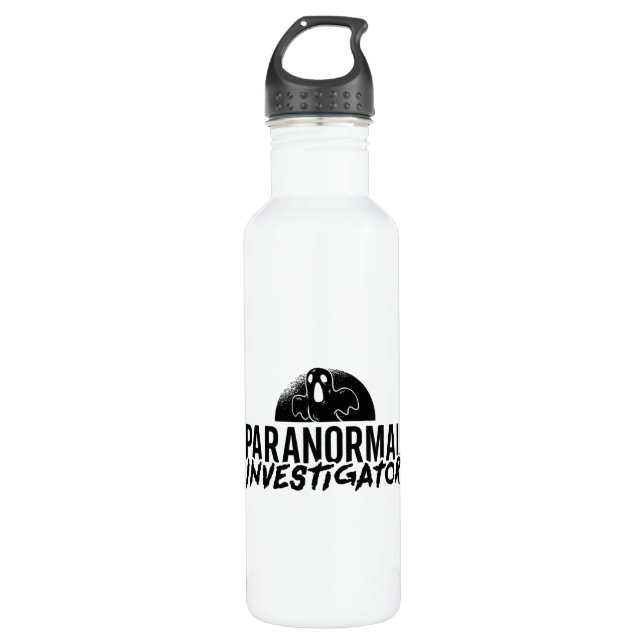 Bouteille D'eau Paranormal Investigator Ghost Hunter Ghost Hunting (Devant)