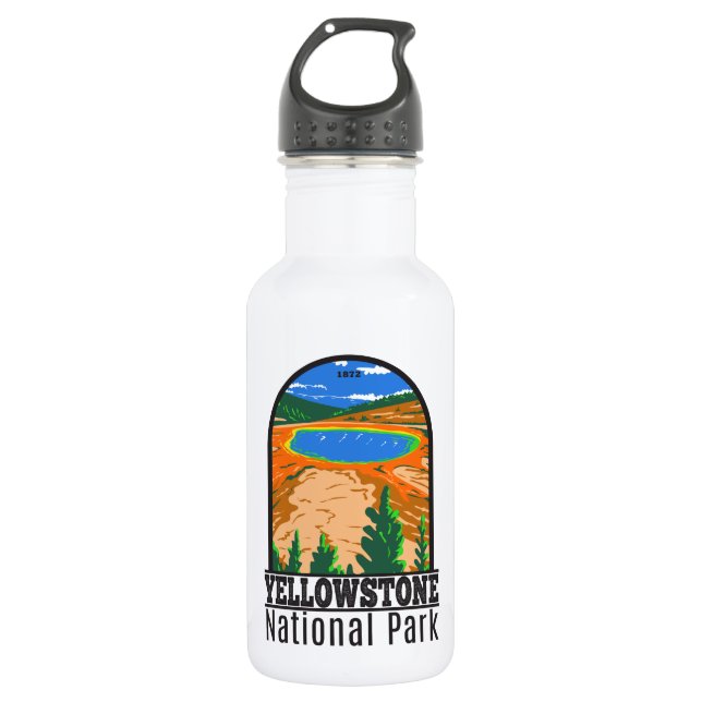 Bouteille D'eau Parc national de Yellowstone Grand Prismatic Sprin (Devant)