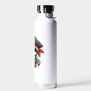 Bouteille D'eau Paresseux Halloween Pirate Enfants Femmes Hommes P
