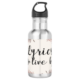 Bouteille D'eau Paroles pour vivre