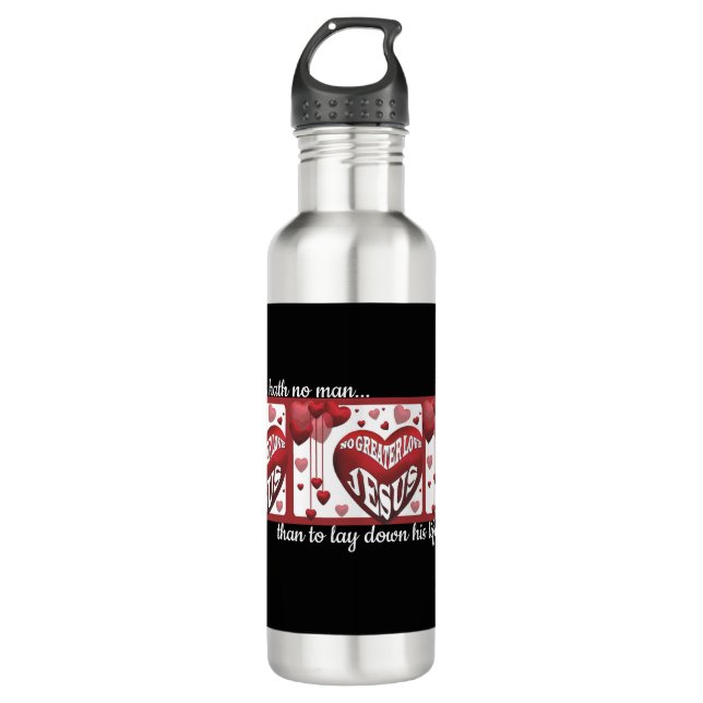 Bouteille D'eau Pas d'Amour Plus Grand© Tumbler Thermal (Devant)