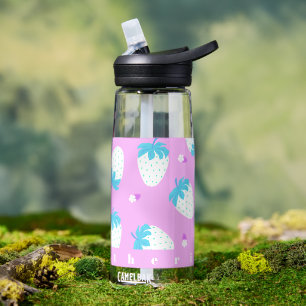 Bouteille D'eau Pastel aux fraises rose