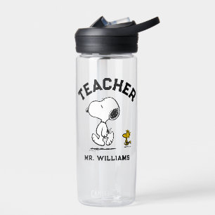 Bouteille D'eau Peanuts Est. 1950   Snoopy & Woodstock Teacher
