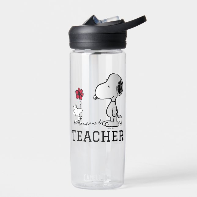 Bouteille D'eau PEANUTS | Snoopy & Woodstock Teacher (Gauche)