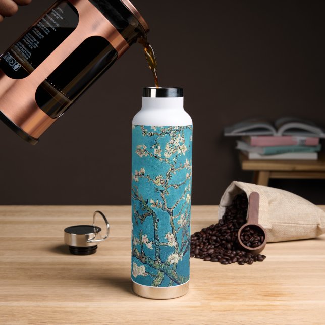 Bouteille D'eau Peinture d'amandiers en fleurs Van Gogh (Gym)
