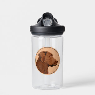 Bouteille D'eau Peinture de Labrador Retriever (Chocolat) - Art Ca