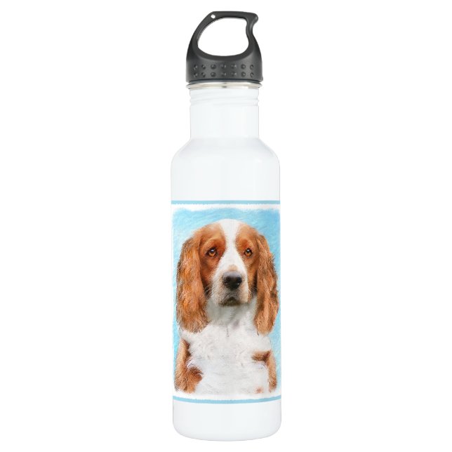 Bouteille D'eau Peinture espagnole galloise Springer - Art origina (Devant)
