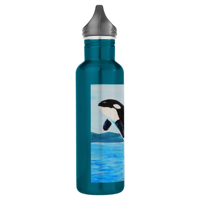 Bouteille D'eau Peinture Orca (Gauche)