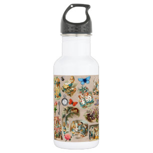 Bouteille D'eau Pépinière Alice Colorée Classique des années 1800