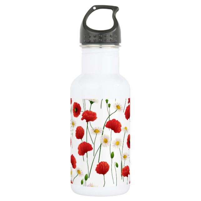 Bouteille D'eau Pépites et marguerites (Devant)