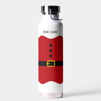 Bouteille D'eau Père Noël Nom personnalisé Cadeau de Noël