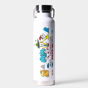 Bouteille D'eau Personnages de Dr Seuss et nom de l'enseignant