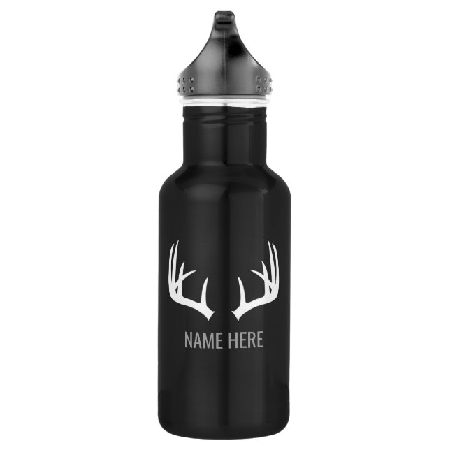 Bouteille d'eau personnalisable de chasse de cerfs (Droite)