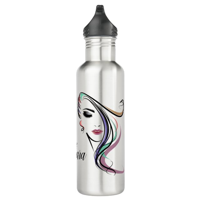 Bouteille D'eau Personnalisé Le Beauticien (Droite)
