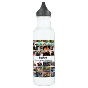 Bouteille D'eau Personnalisé Meilleurs Amis Forever Brothers Photo