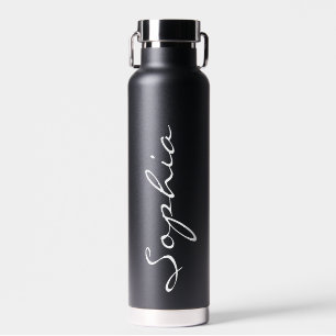 Bouteille D'eau Personnalisé Votre Nom Voyage Randonnée Camping