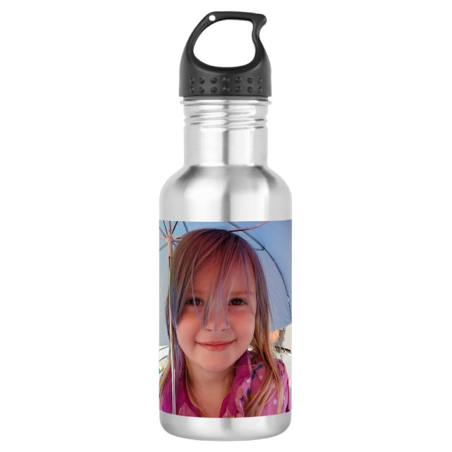 Bouteille D'Eau Personnalisée, Ajoutez Votre Photo (Devant)