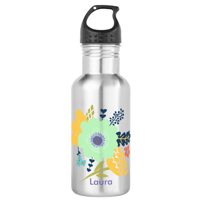 Bouteille d'eau personnalisée avec la conception (Devant)