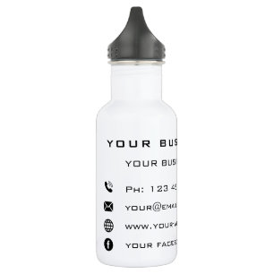 Bouteille d'eau personnalisée de l'entreprise