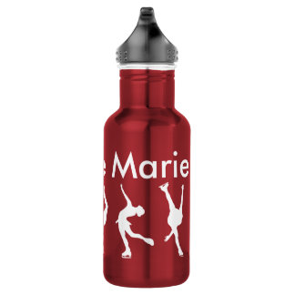 Bouteille d'eau personnalisée de patinage