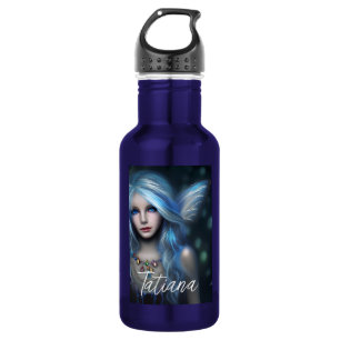 Bouteille D'eau Personnalisée Ethérée Mysmique Fée Bleue