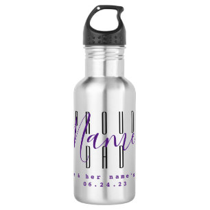 Bouteille d'eau personnalisée Papa Fier - HAMbyWG