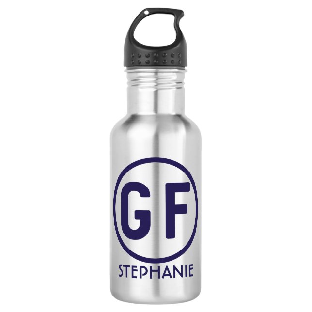 Bouteille d'eau personnalisée par GF libre de (Devant)