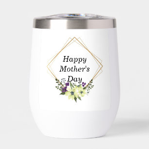 "Bouteille d'eau personnalisée pour la fête des mè