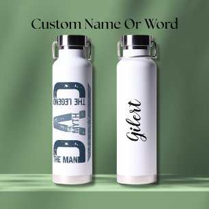 Bouteille d'eau personnalisée The Man The Myth The
